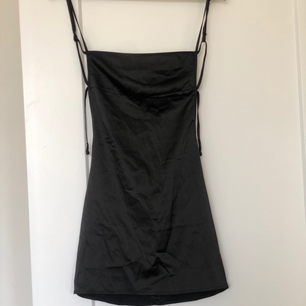 Satin Backless Dress